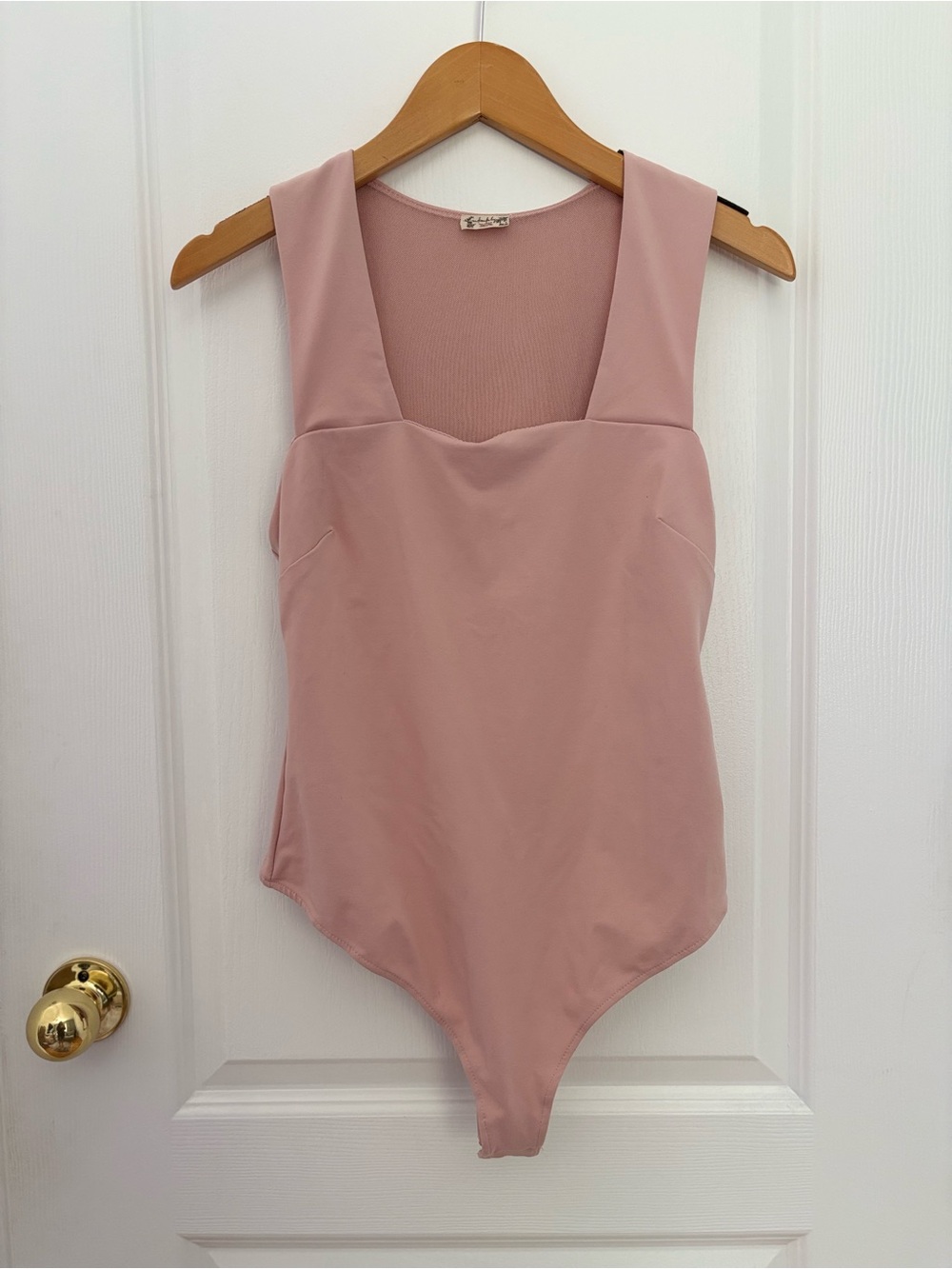 Free People Intimately Sweetheart Neck Bodysuit Pink Size Medium #126